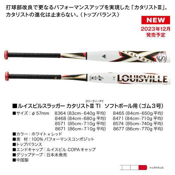 ルイスビルスラッガー ソフトボール用バット カタリスト3 TI