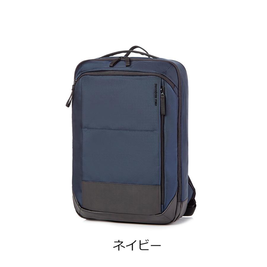 Samsonite Red サムソナイト レザー リュック　ブラック×ネイビー Samsonite 【公式】サムソナイト・レッド/Samsonite RED/バック