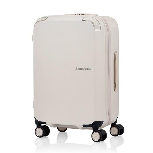 新品未使用★白サムソナイト シーライト スピナー55 機内持ち込み スーツケース ライトボックス アル スピナー55 CS0＊001 スーツケース