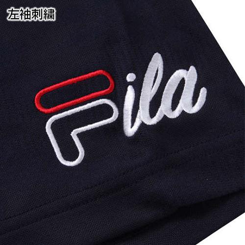 大きいサイズ  ジャガードハーフジップ半袖シャツ  FILA GOLF  フィラゴルフ  メンズ  UVカット  吸汗速乾  サスティナブル  3L 4L 5L 6L｜samsin｜08