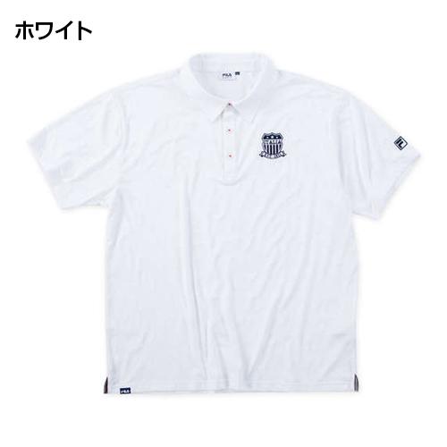 大きいサイズ メンズ FILA GOLF フィラゴルフ メッシュ カモフラ ジャガード 半袖 シャツ 3L 4L 5L 6L スポーツ ゴルフウェア 吸汗速乾 迷彩 ロゴ_5