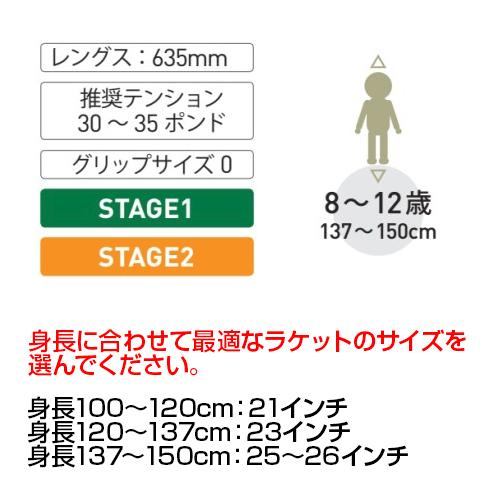 キッズ用テニスラケット 25インチ テニス サクライ SAKURAI 硬式 ジュニア ラケット キッズ ショートテニス対応 身長137cm〜150cm ジュニア用テニスラケット｜samsin｜02