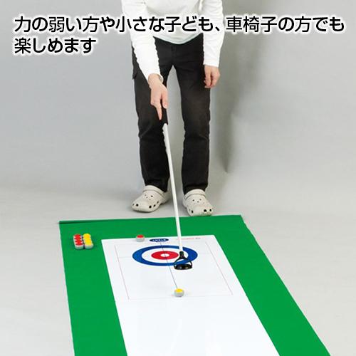 サンラッキー マインディスティックカーリングセット MD-300 室内用 スティック操作 軽スポーツ リハビリ 自治体 取り寄せ 領収書対応