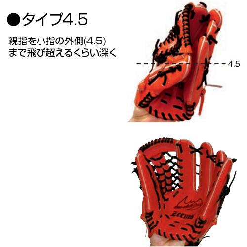 Zeems（ジームス） 内野手用グラブ 小型 右投用 受注生産 野球グローブ