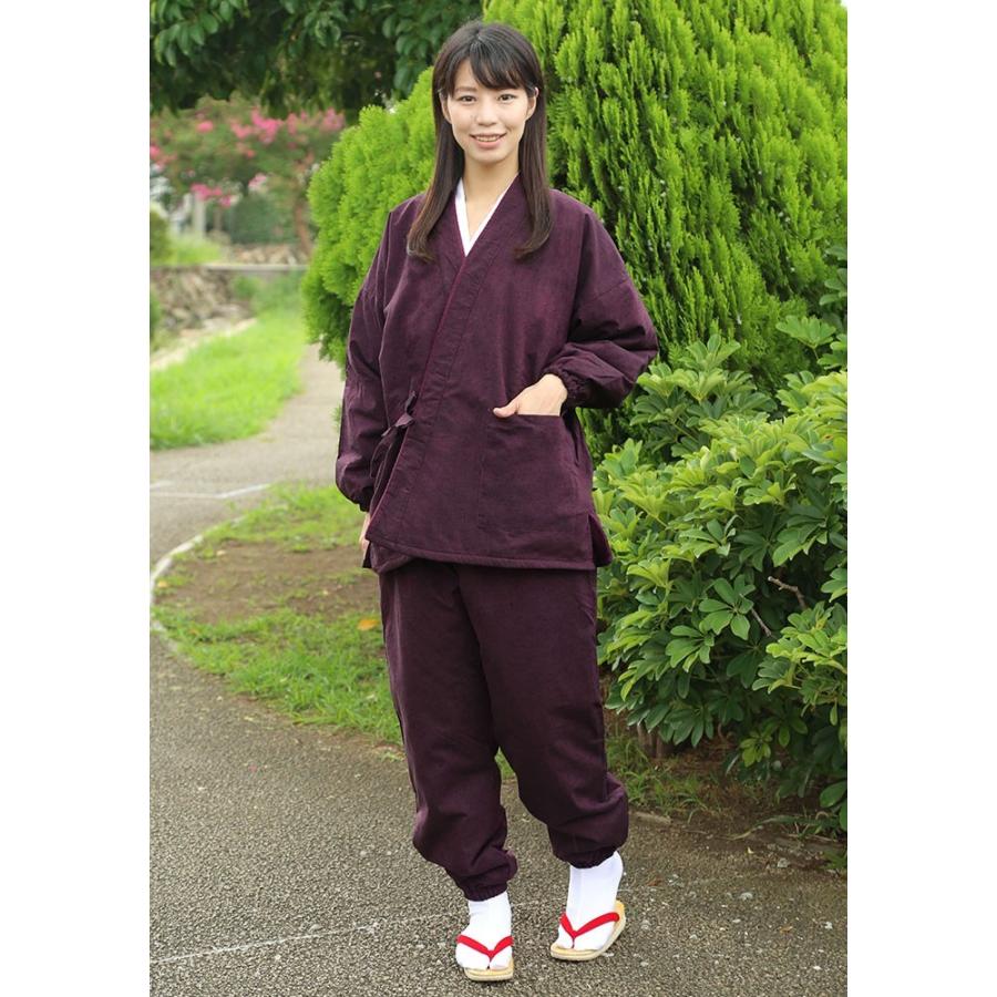 さむえ 男物 秋用 冬用 秋冬用 6色 S M L LL 防寒 暖かい裏フリース作