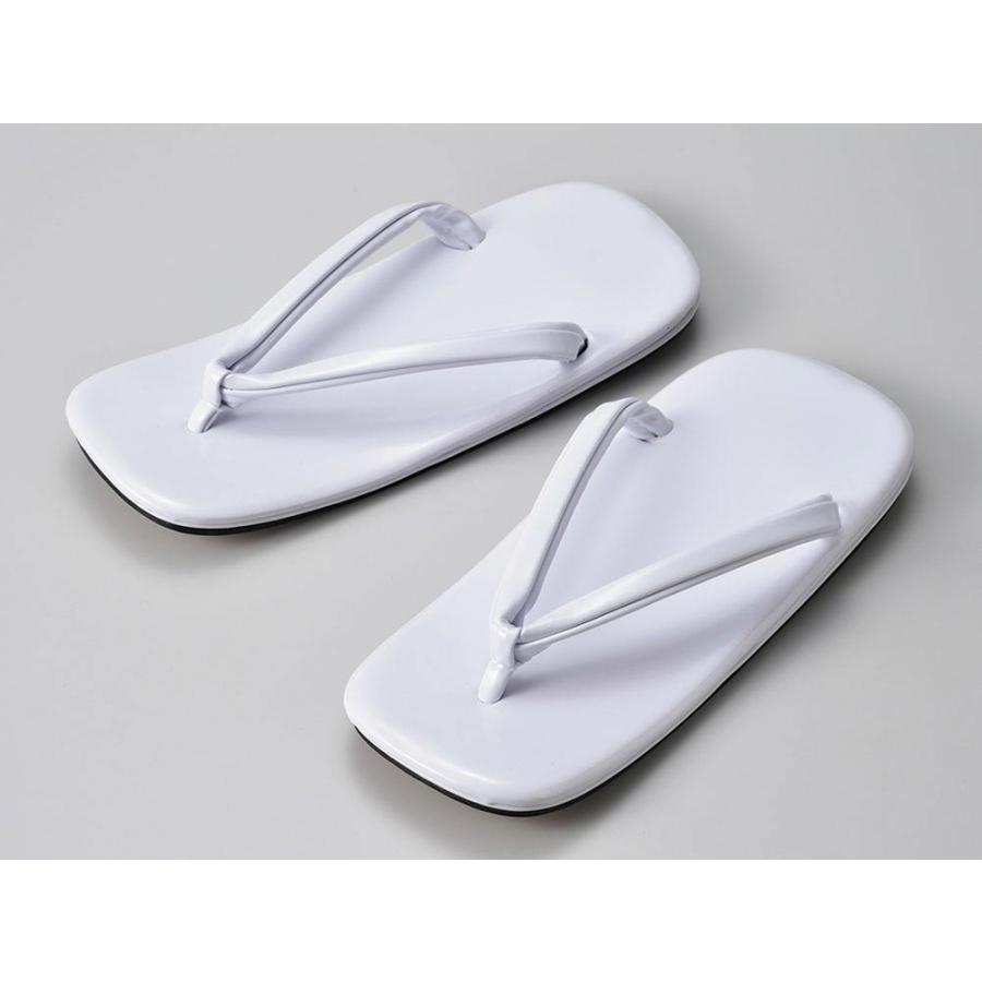 雪駄 せった 男物 パール本皮底 L LL  黒 白 パール本皮底雪駄 |  | 02