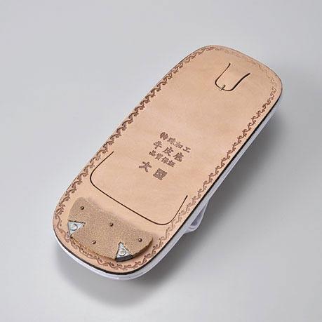 雪駄 せった 男物 パール本皮底 L LL  黒 白 パール本皮底雪駄 |  | 03