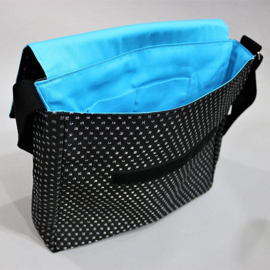 桐生織物　ショルダーバッグ(大型)(ブルー・からし) |  | 04