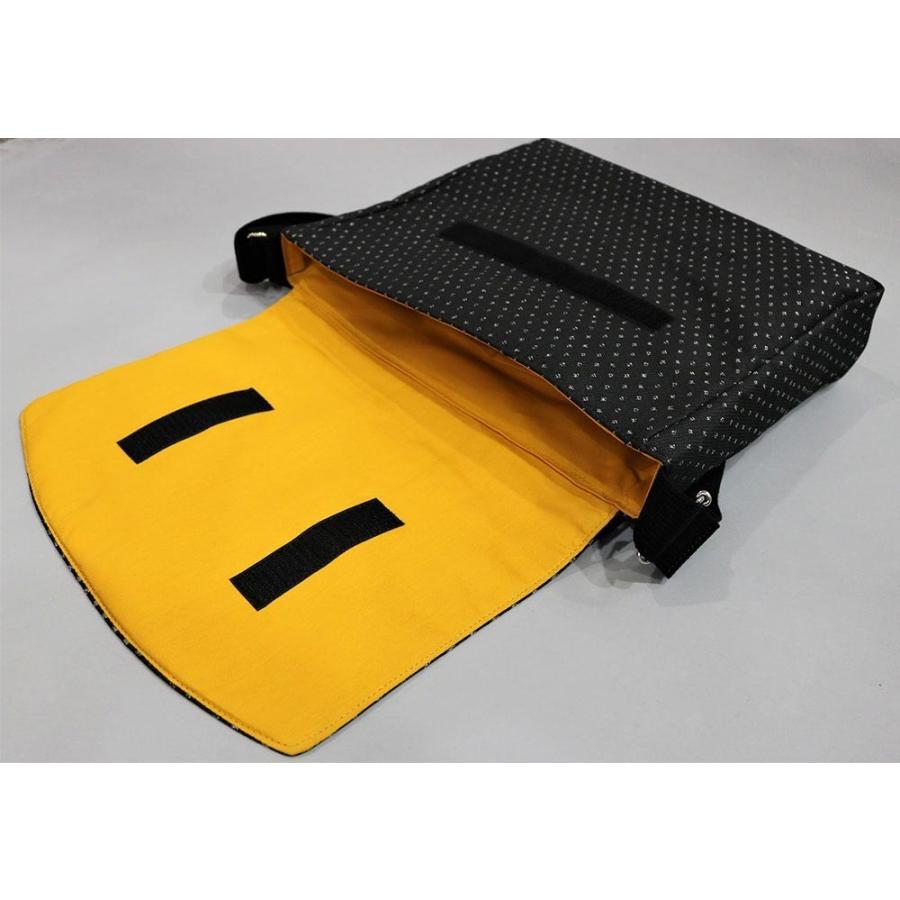 桐生織物　ショルダーバッグ(大型)(ブルー・からし) |  | 06