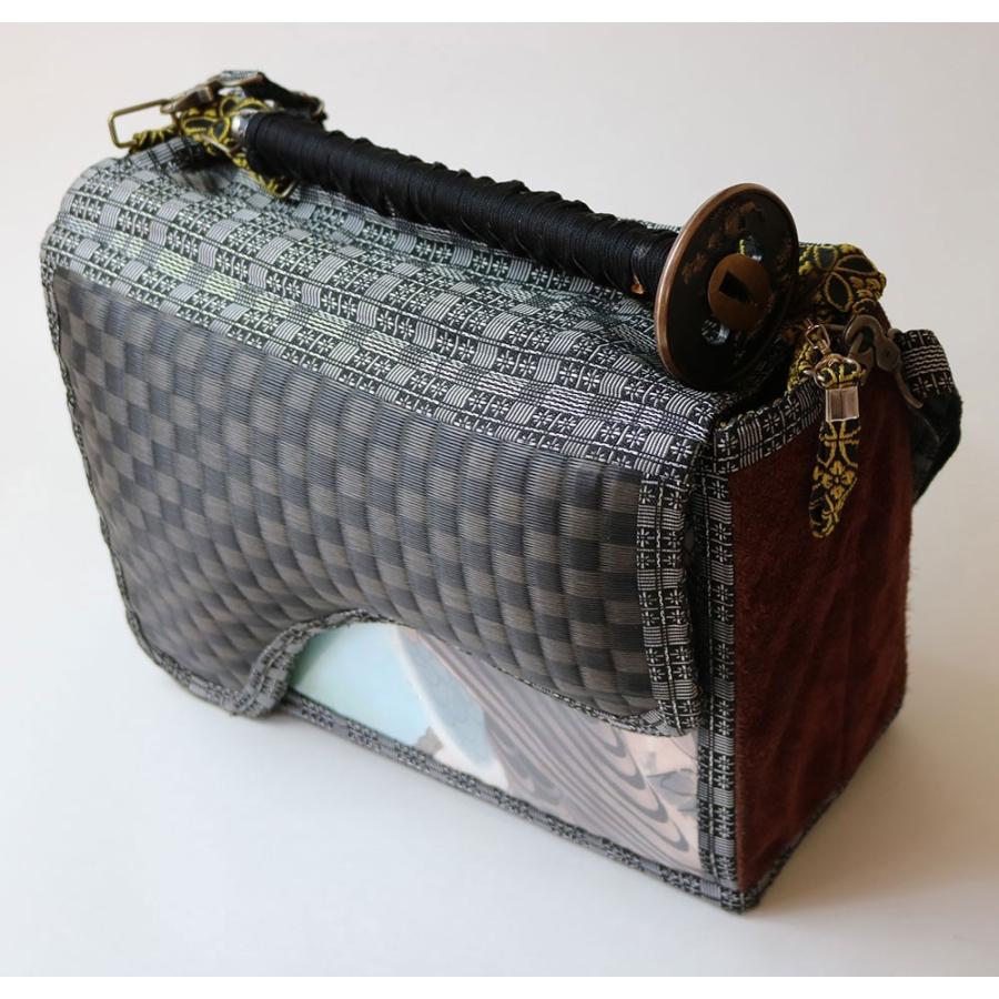 黒市松ビニール素材かけ軸・柄　刀の柄 |  | 01