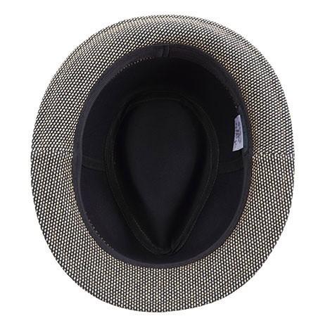 桐生刺子織中折れ帽子(濃紺・金茶・黒)(58cm) |  | 07