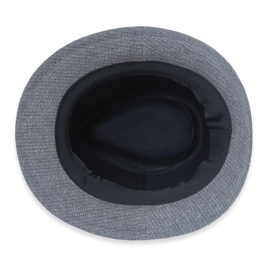 桐生和紙しじら織中折れ帽子(濃紺・灰・黒)(58cm) |  | 04