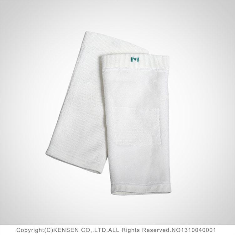 【日本製】ひだまり　ひざサポーター(2枚組)　アイボリー 冬用 冬物 膝サポーター 膝固定 蒸れない 伸縮性 ストレッチ ランニング マラソン バレーボール 登山 |  | 04