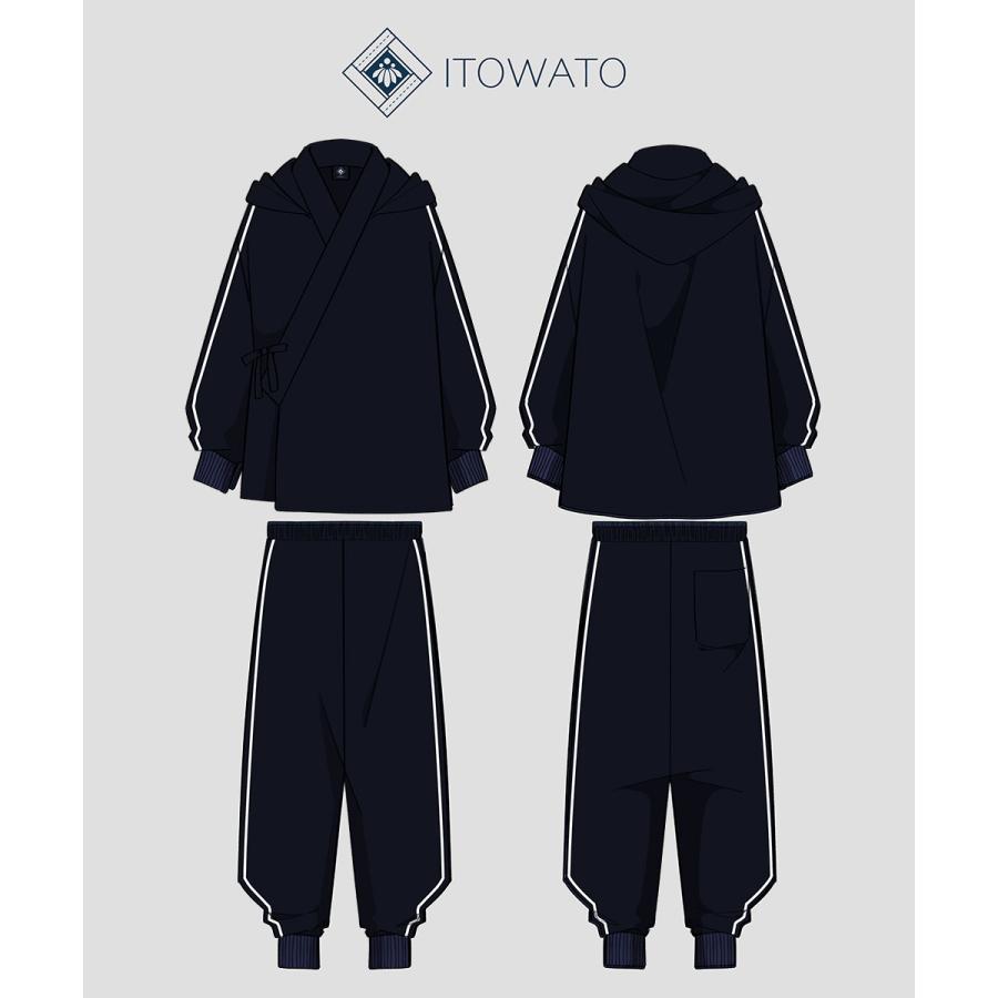 Favorite 花月さんDesign着物袖の羽織風ユニセックスジャージ Favorite