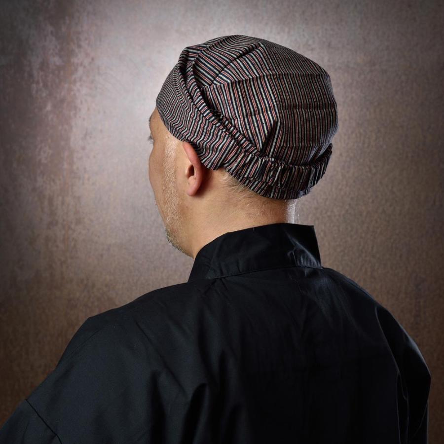 遠州綿紬和バンダナ 和バンダナ バンダナ 遠州綿紬 茶縞