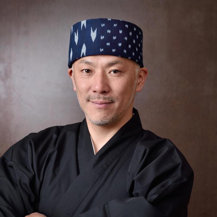備後絣 藍染 「6種の絣 変り織」 利休帽 和帽子 S M : 作務衣の専門館