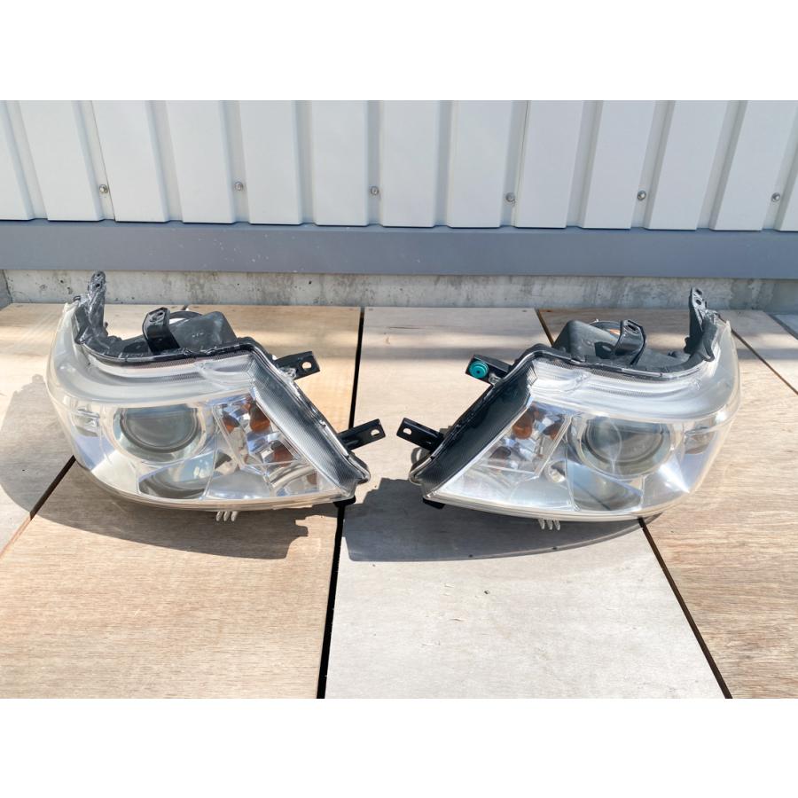 中古 スズキ ワゴンR スティングレー MH23S 純正 ヘッドライト 左右 セット 100-59191_1