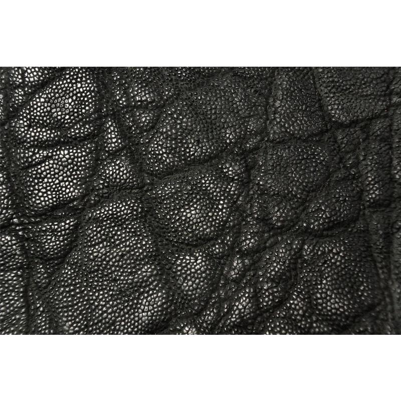 ロングウォレット A-2 エレファントスキン インレイ ダブルステッチの画像