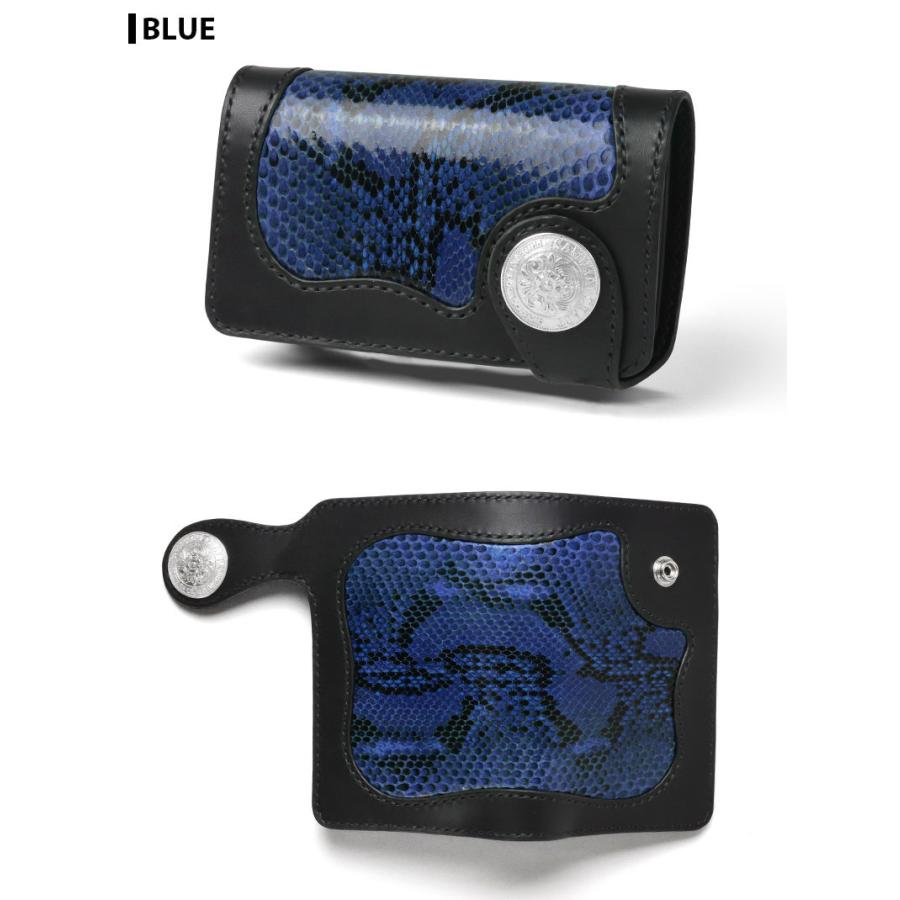 ミドルウォレット B-10 ダイヤモンドパイソン インレイ : サムライ