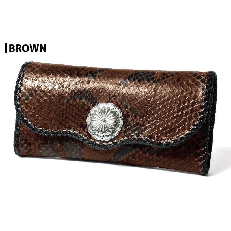 ロングウォレット B-3 カード16枚 ダイヤモンドパイソン ダブル