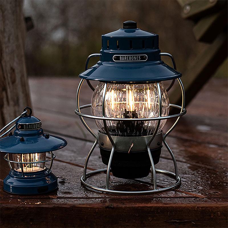 BAREBONES（ベアボーンズ） レイルロードランタンLED オーシャンブルー