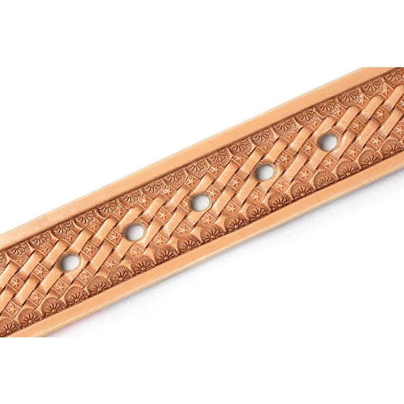 サムライクラフト レザーベルト BL-1 type1 バスケットウィーブ レザーベルト BL-1 type1 バスケットウィーブスタンピング