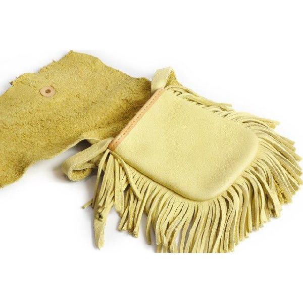 メディスンバッグ D-4 エルクスキン ナチュラル : サムライクラフト