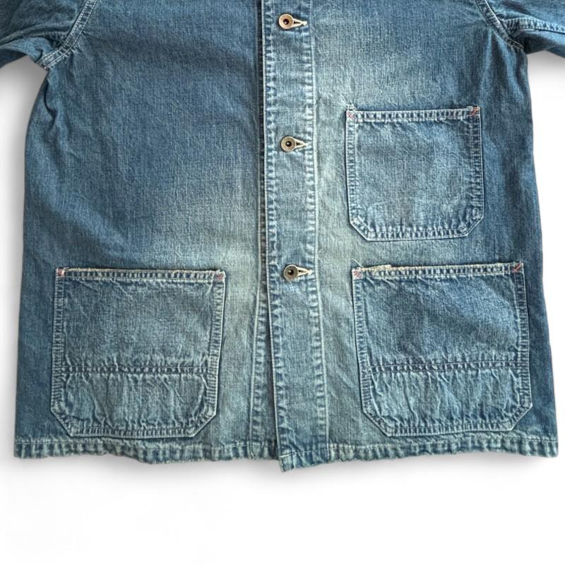 完売品 FULLCOUNT ミリタリーデニムチョアJKT 2015HW-2 完売品 FULLCOUNT ミリタリーデニムチョアJKT 2015HW-2 - メルカリ