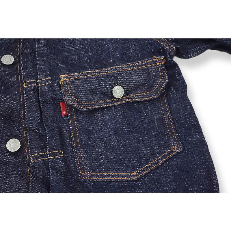 フルカウント 2102W Type 2 Denim Jacket ダブル フラップ ポケット デニム ジャケットの画像
