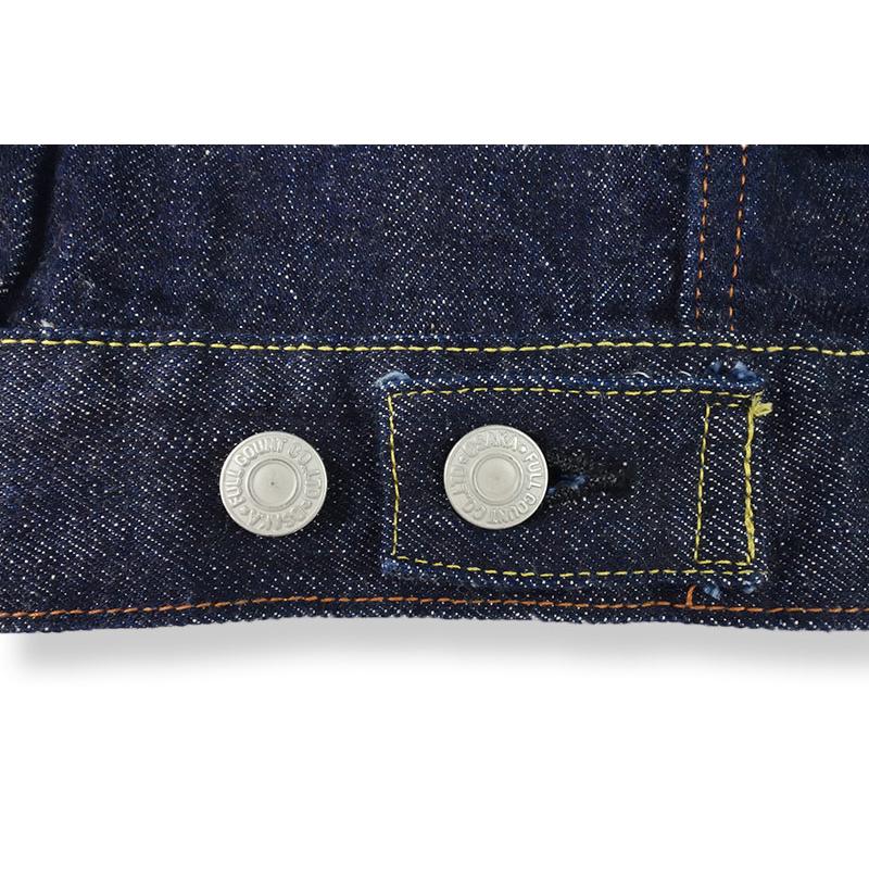 フルカウント 2102W Type 2 Denim Jacket ダブル フラップ ポケット デニム ジャケットの画像