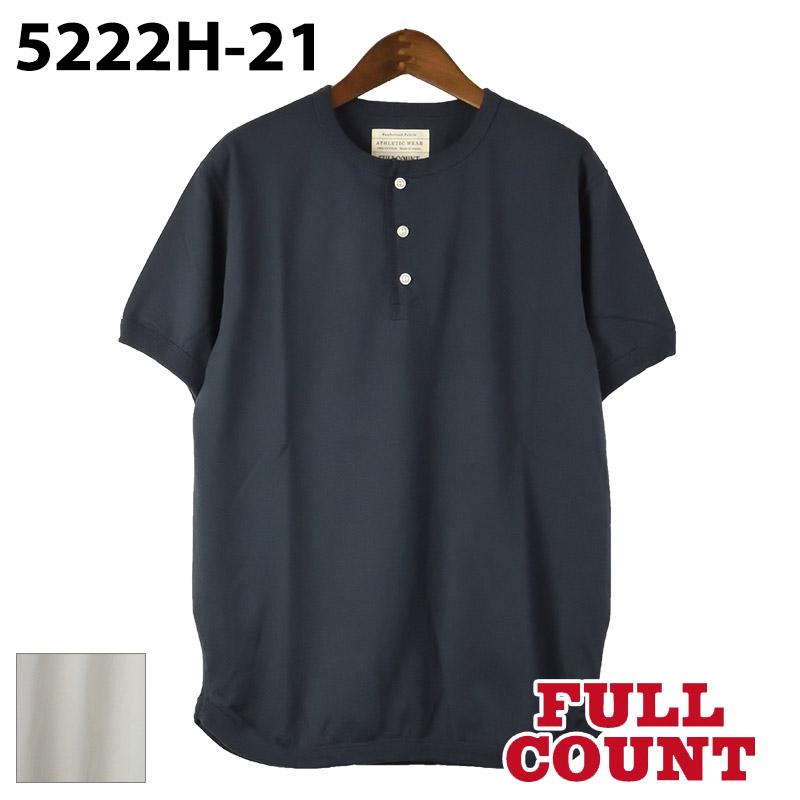フルカウント 5222H Flatseam Heavy Weight Henley T-Shirt