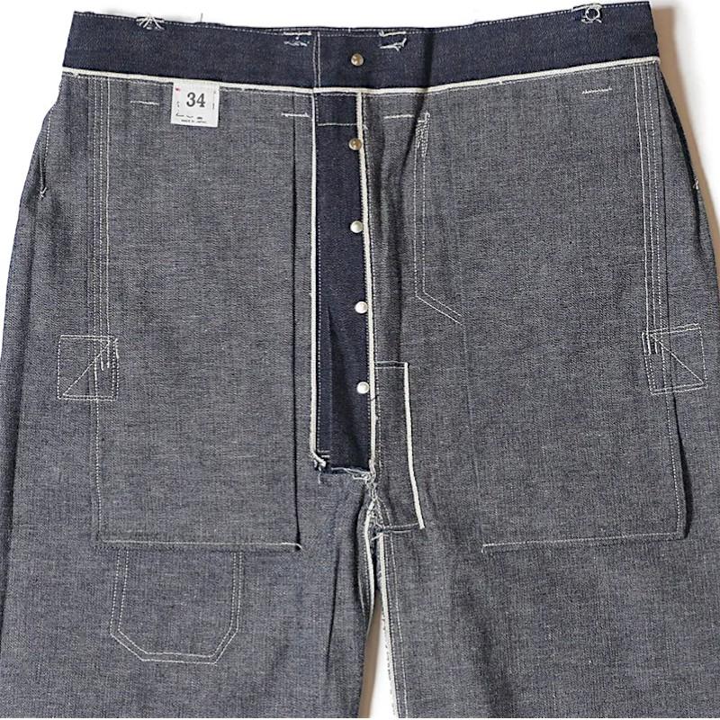 【John Gluckow】ジョングラッコー  JG-01 1910s Netmaker's Trousers ネットメイカーズ ノンウォッシュの画像