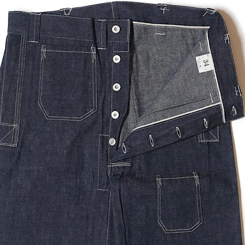 【John Gluckow】ジョングラッコー  JG-01 1910s Netmaker's Trousers ネットメイカーズ ノンウォッシュの画像