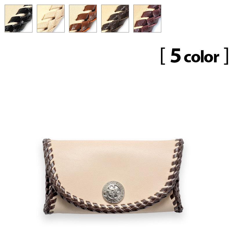 コインケース L-2A ボックスタイプ Ｍサイズ サドルベーシック ダブルステッチ