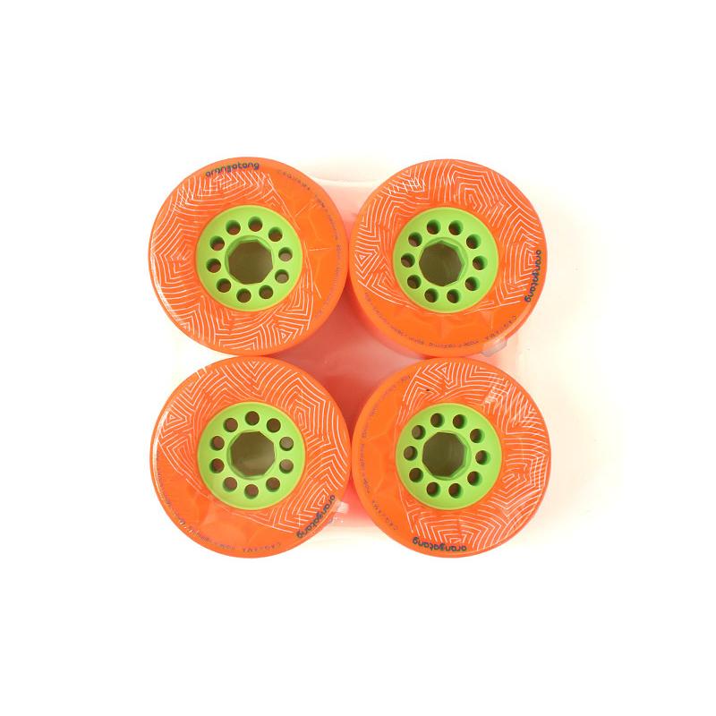新品未使用 オランガタン カグマ 85mm ウィール 橙 ローデッド ウィール オランガタン ORANGATANG Caguama 85MM