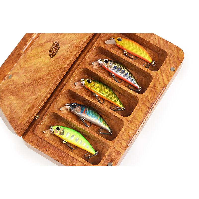 サムライクラフト 花梨製 ルアーケース 5P プレーン : サムライ