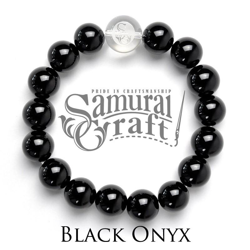 オニキス 数珠ブレスレット : サムライクラフト ヤフーショップ - 通販