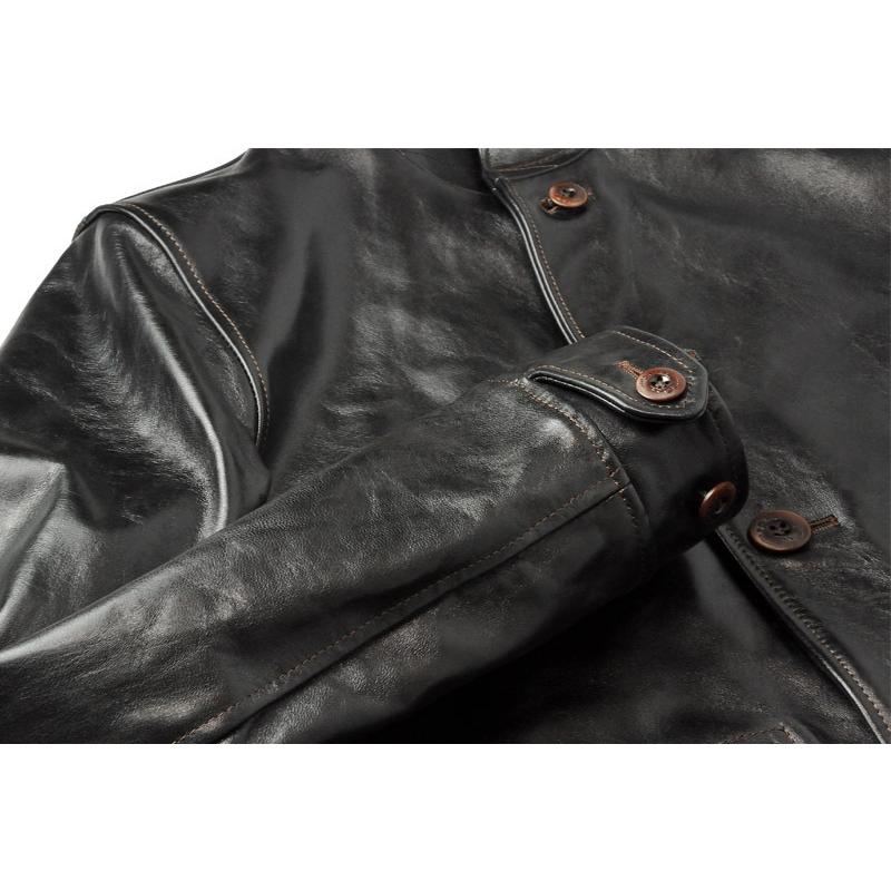 専用　ORGUEIL コサックジャケット　レザージャケット　40 or-4160_2.jpg