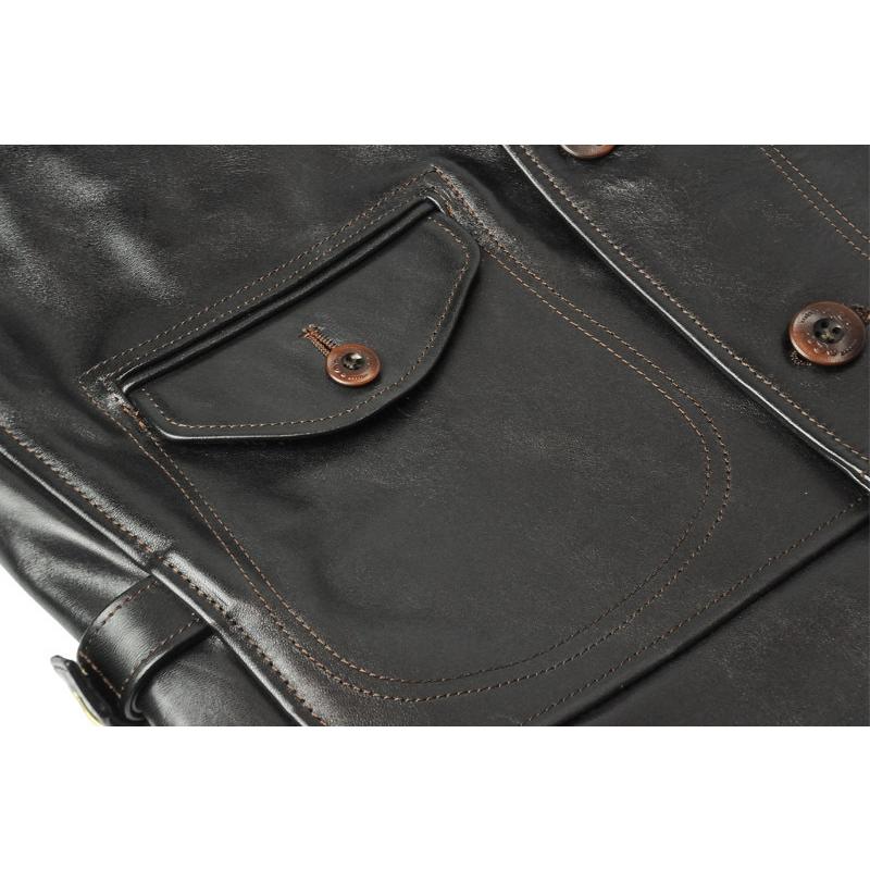 専用　ORGUEIL コサックジャケット　レザージャケット　40 or-4160_2.jpg