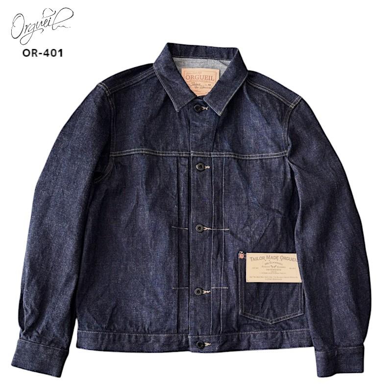 新品同様 オルゲイユ デニムジャケットOR-4170 ORGUEIL サイズ40