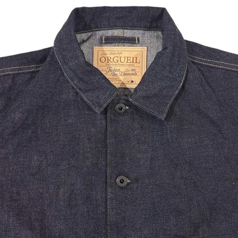 ORGUEIL Sweat Coverall カバーオール オルゲイユ ORGUEIL オルゲイユ【OR-403】【Tailor Denim Coverall】テイラー