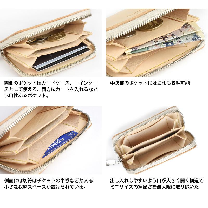ラウンドファスナー ミニウォレット タイプ5 ナイルクロコダイル サファイヤの画像
