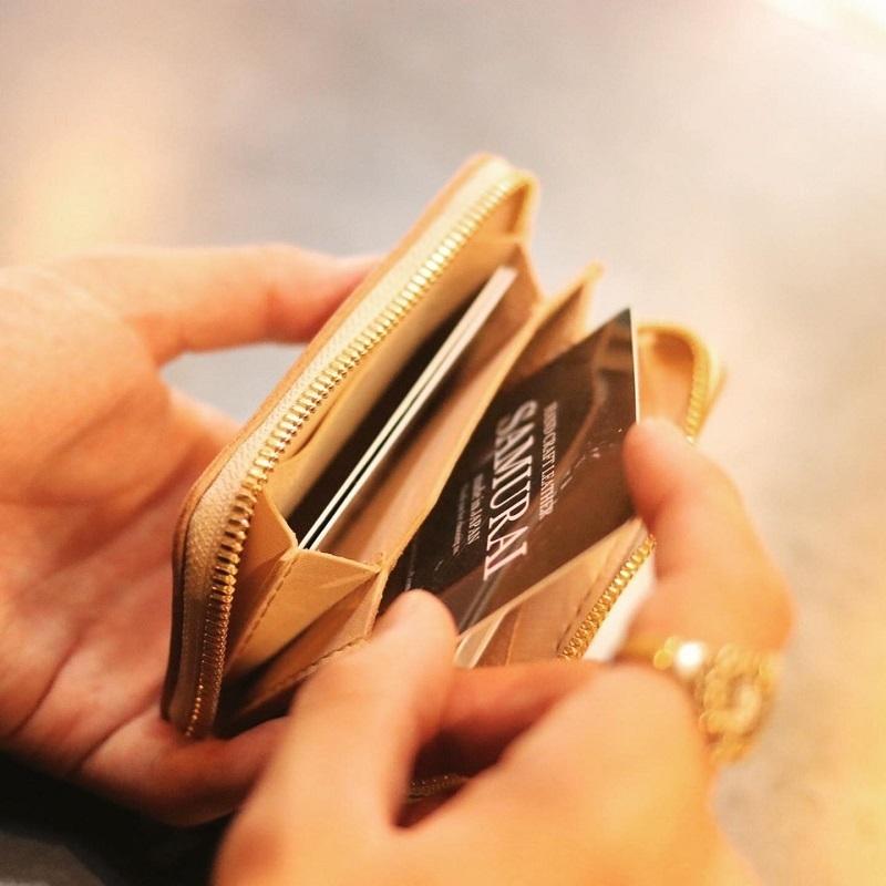 ラウンドファスナーウォレット タイプ5 ルガトショルダー : サムライ