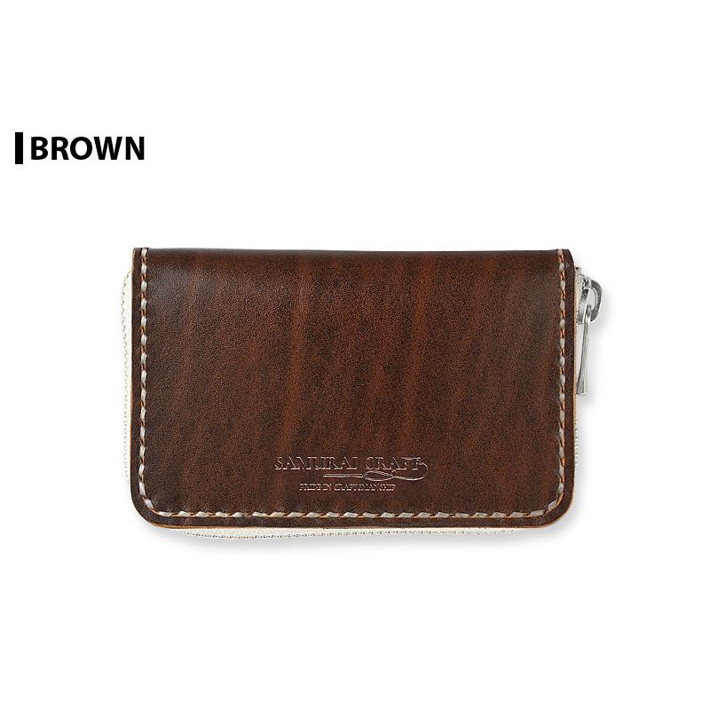 ラウンドファスナーウォレット タイプ5 ルガトショルダー : サムライ