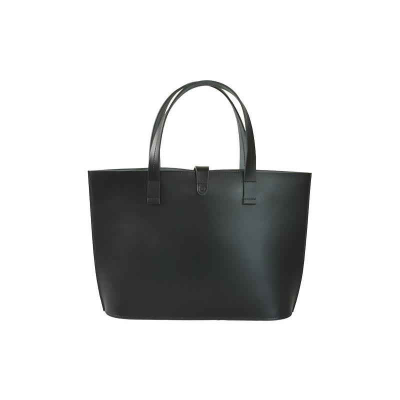 一枚革ワイドトート Lサイズ 厚革ヌメ トートバッグ : サムライ