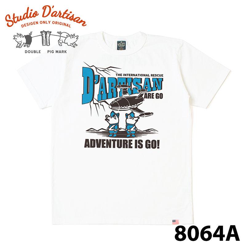 ダルチザン 8064A USAコットンプリント Tシャツ｜samuraicraft