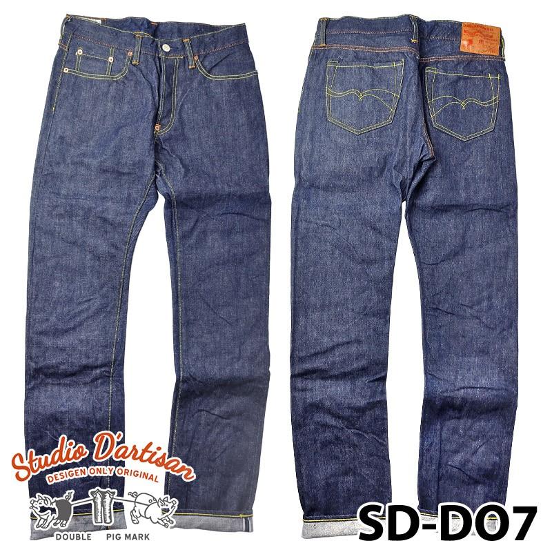 ダルチザン　SD507 W34 ダルチザン SD-DO7 14oz 天然藍スーパータイト : サムライクラフト