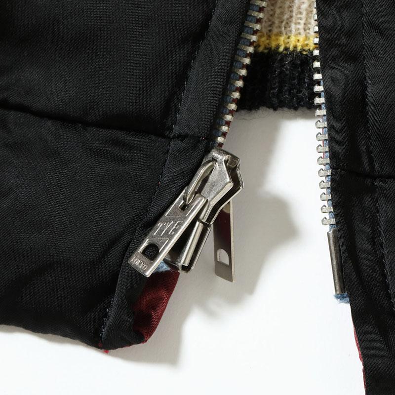 テーラー東洋 スーベニアジャケット スカジャン TT15713-119 PIT VIPER × EAGLE & SNAKE 港章 両A面  ヘビ 白蛇 鷲の画像