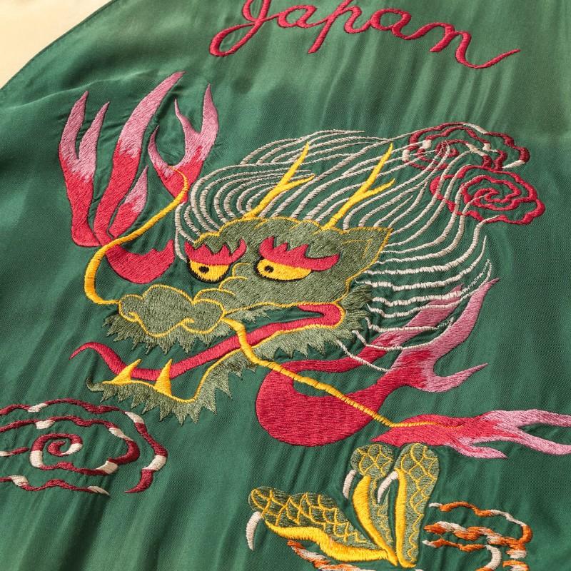 テーラー東洋　サテン　スカジャン　スーベニアジャケット　鷲　龍　虎　サイズL テーラー東洋サテンスカジャンスーベニアジャケット鷲龍虎サイズL