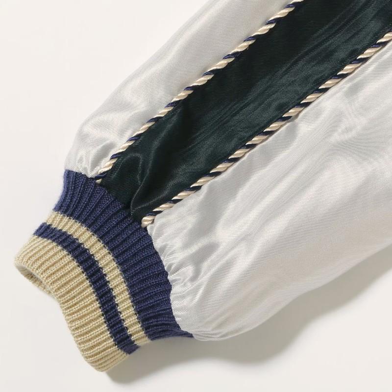 テーラー東洋 スーベニアジャケット スカジャン TT15877-219 USS PRINCETON × MAIKO 刺繍 米海軍プリンストン 舞妓 逆配色の画像